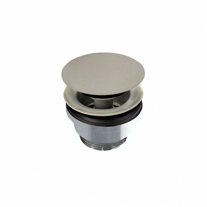 Донный клапан для раковины, титановый атласный ZZ