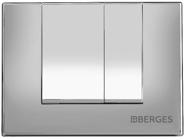 Клавиша для инсталляции, двухрежимная, цв. хром ZZ