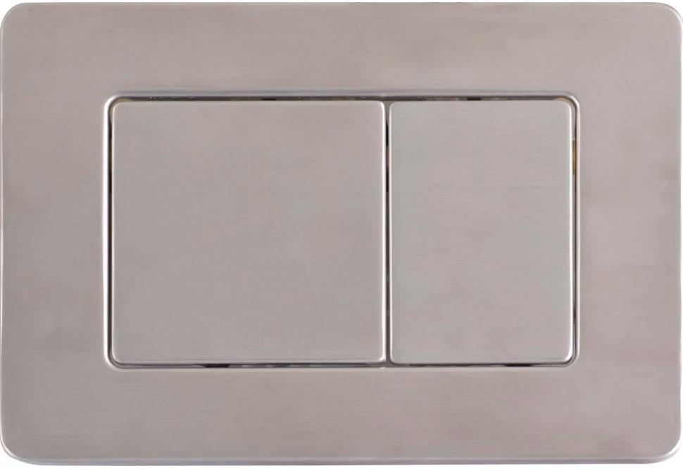 Клавиша двойного смыва 650-NB NIKEL BRUSH для инсталляции, нерж.сталь , ц. никель, ZZ