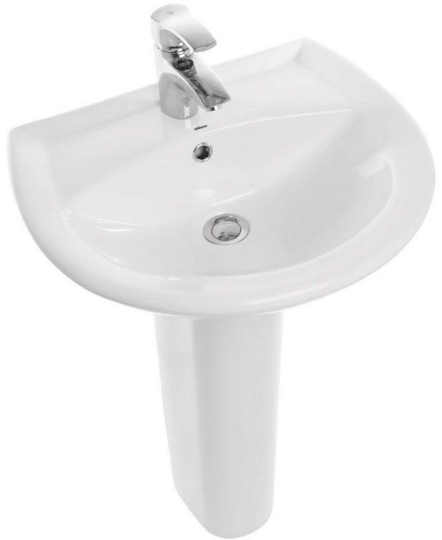 Раковина "Аттика 55", 550x475x150 мм, с 1 отв., без комплекта крепежа, белый