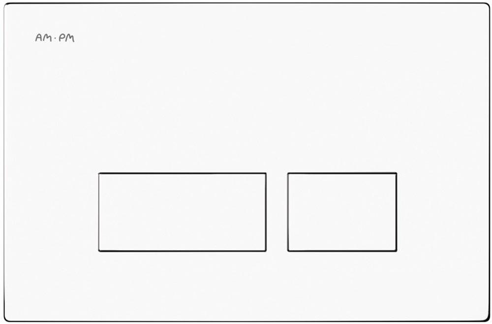 Клавиша для инсталляции PRO арт. I012704, пневматическая, белая
