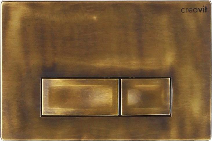 Кнопка смыва ORE для инсталляций арт.GR5003.01, двойная, цв.бронза KL