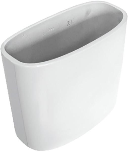 АКЦИЯ Бачок с крышкой "Art" (2-ой сорт) для чаши унитаза, белый ZZ