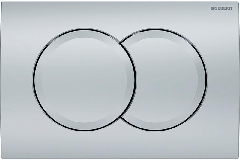 Клавиша двойного смыва монтажного элемента для инсталляции Geberit Delta (хром.мат), Delta 01 ZZ