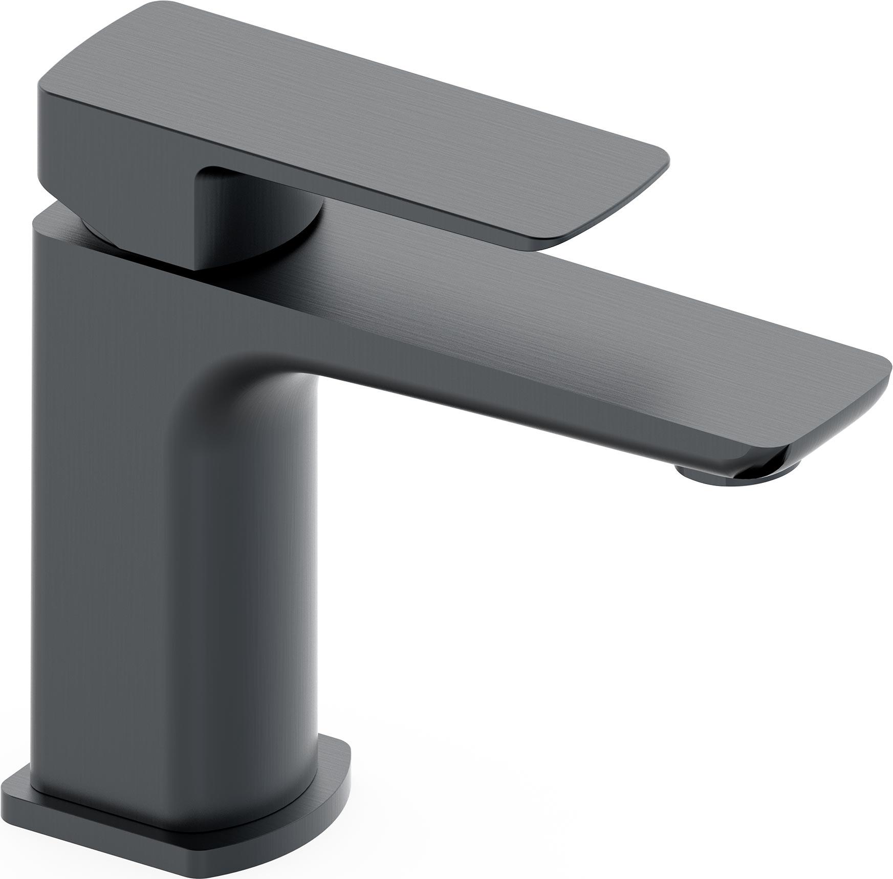 Смеситель для раковины, без д/к, (цв.оружейный металл), D-LINE ZZ