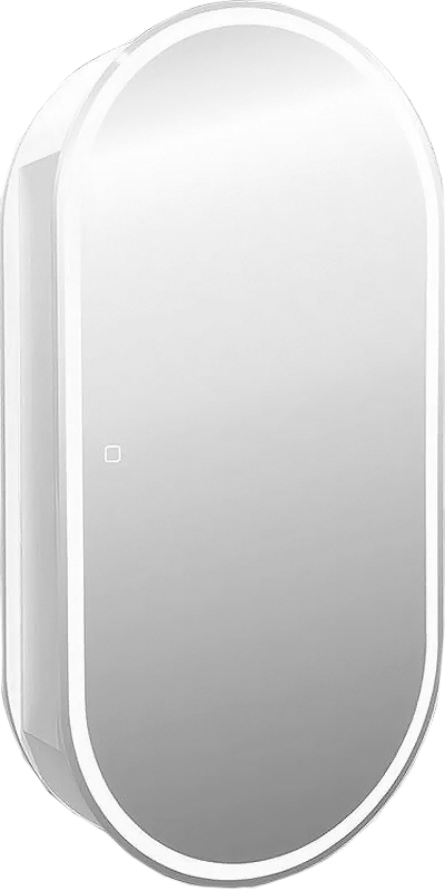 Зеркало-шкаф Silver Mirrors Soho 50, LED-00002515, 100х50х15 см, сенсор, цв. белый, ZZ