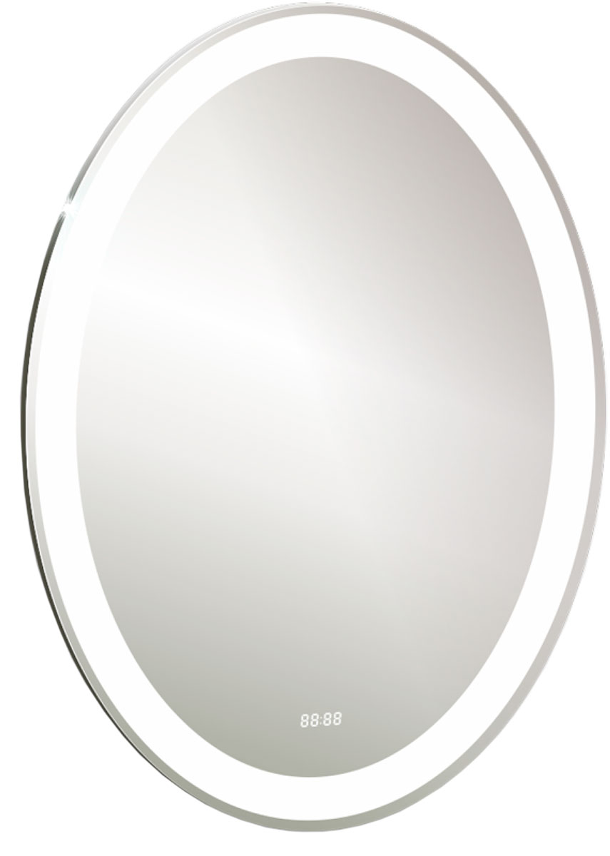 Зеркало 570*h770 мм, овальное, LED подстветка, подогрев, сенсорный выключатель, вертикальный монтаж