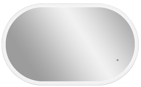 Зеркало 60х100 см, универсальный монтаж, LED подсветка с сенсорным выключателем XX