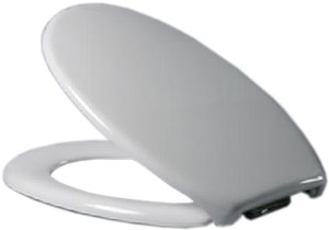 Сиденье "Океан" дюропласт, стальное крепление, белый ZZ