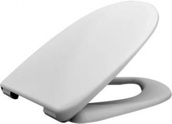 Сиденье "Делфи Экон" дюропласт, стальное крепление, микролифт, белый