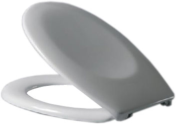 Сиденье "Балтик" дюропласт, стальное крепление, белый ZZ