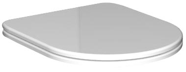 Крышка-сиденье Pompei с микролифтом Soft close + Clip up, крепеж в комплекте, цвет белый