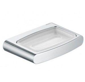 Мыльница настенная (цв.хром/стекло мат.) Elegance New ZZ