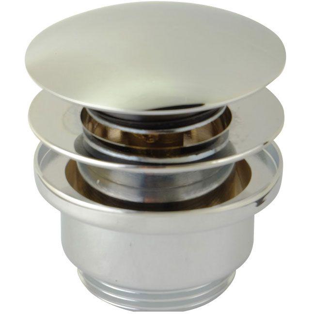 Донный клапан clic-clac 1"1/4 латунь, универсальный, хром XX