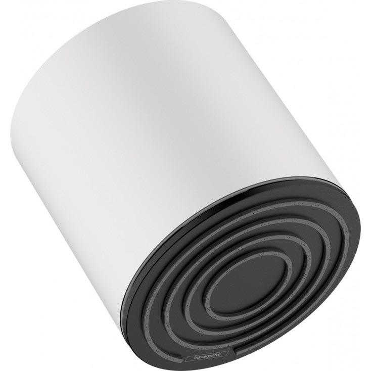 Верхний душ, лейка круглая 105мм, 1 тип струи PowderRain, (цв. матовый белый), Pulsify 105 1jet ZZ