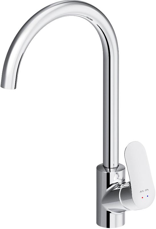 Смеситель для кухни Like, излив 27 см, цв.хром