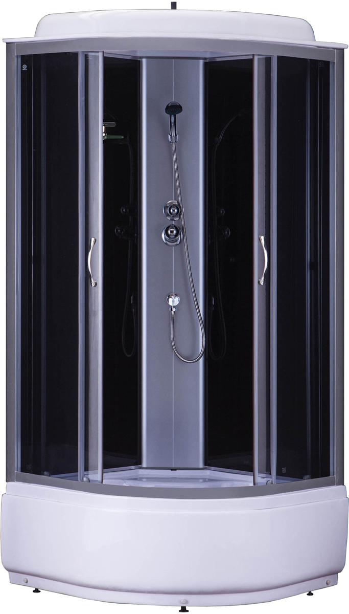 Душевая кабина  CS-6690 G 90х90х215, закрытая, c крышей, поддон 40 см, .хром, ZZ