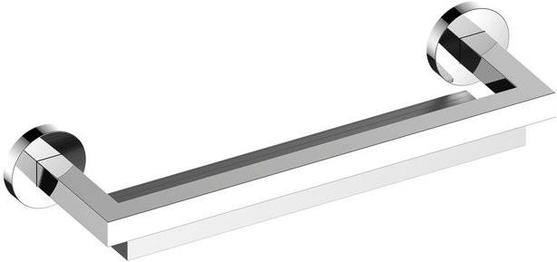 Полочка для душа 400мм (цв.хром/алюминий), Edition 90 ZZ