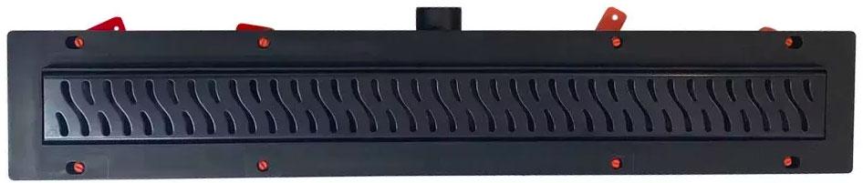 Водоотводящий желоб 950 мм Harmony Black, с решеткой, цв.черный ZZ