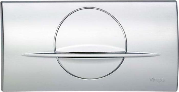 Клавиша 2-х объёмного смыва, для сист. инстал. Visign, (пластик цв.хром) мод.8312.1 Visign for Life 2 ZZ