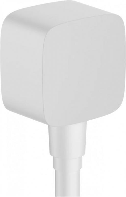 Шланговое подсоединение с защитой от обратного тока, 1/2" FixFit, (цв.матовый белый), HG ZZ