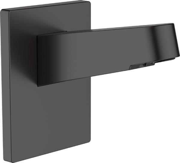 Держатель настенного верхнего душа 260, 1/2", (цв.черный матовый), Pulsify ZZ