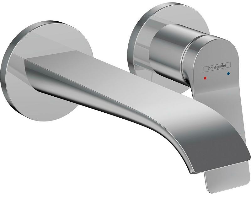 Смеситель для раковины, встраиваемый в стену, излив 192мм, внешняя часть, БЕЗ скрытой арт.13622180, (цв.хром), Vivenis ZZ