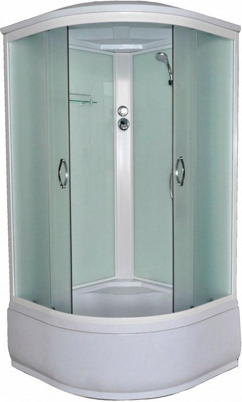 Душевая кабина CS-1200 120х120х215 см, стекло матовая, стекло 4мм, глубокий поддон, высота поодона 43 см, тропический верхний душ, ZZ