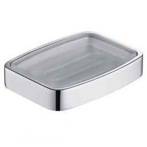 Мыльница настольная (цв.хром/стекло мат.) Elegance New ZZ