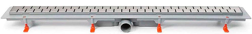 Водоотводящий желоб 650 мм MEDIUM, с решеткой, цв.хром ZZ