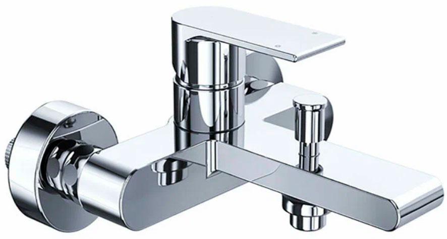 Смеситель для ванны и душа AZ-15840511,короткий излив,БЕЗ акссесуаров, цв. хром ZZ