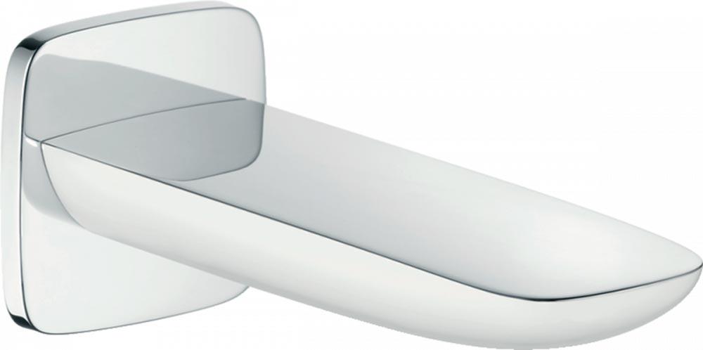 Излив для ванны, встраиваемый в стену, 3/4, декор.чашка в компл., цв.хром/белый, PuraVida ZZ