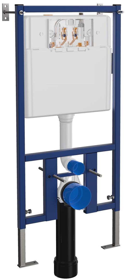 Инсталляция для подвесного унитаза, рама 51 см,, БЕЗ кнопки, ZZ