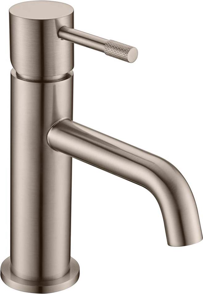 Смеситель для раковины Uno nickel brush 461-NB, 1 отверстие, БЕЗ донного клапана, цв. никель брашированный, ZZ