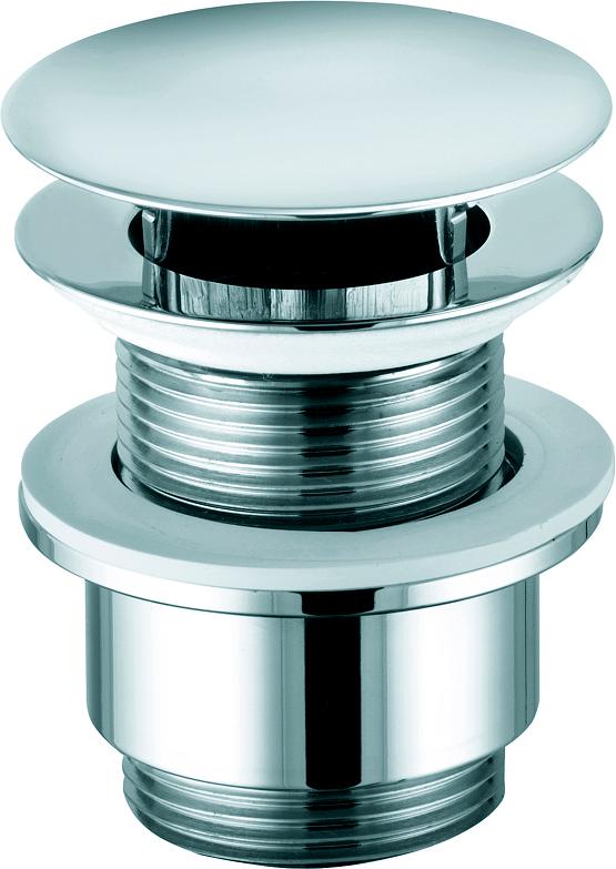 Донный клапан для раковин без перелива, цв. хром ZZ