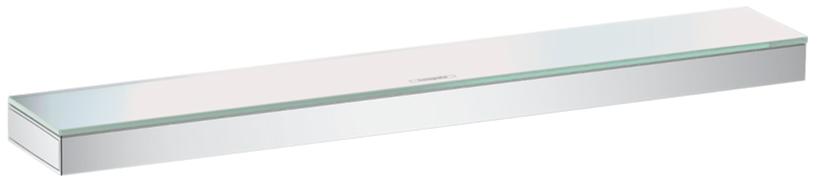 Полка 500х80хh28мм, (цв.хром / зеркальное стекло), Rainfinity ZZ