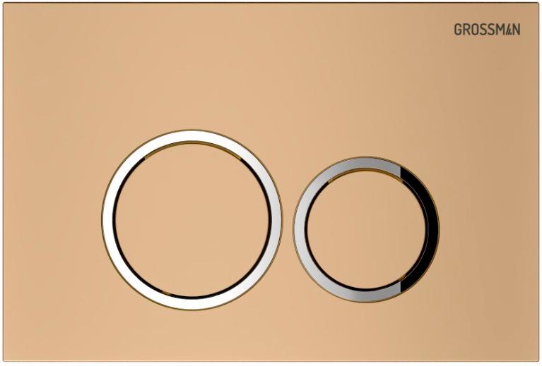 Клавиша смыва Galaxy 700.K31.01.310.310, цв. золото матовый, ZZ