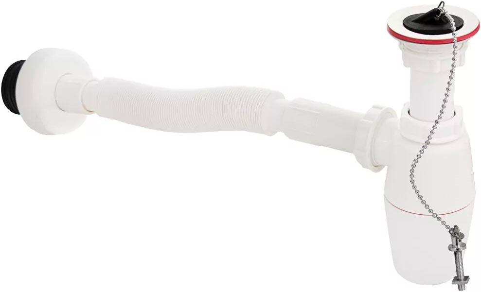 Сифон для раковины, с решеткой из нержавеющей стали, переходник 32/50 и пробка в комплекте ZZ