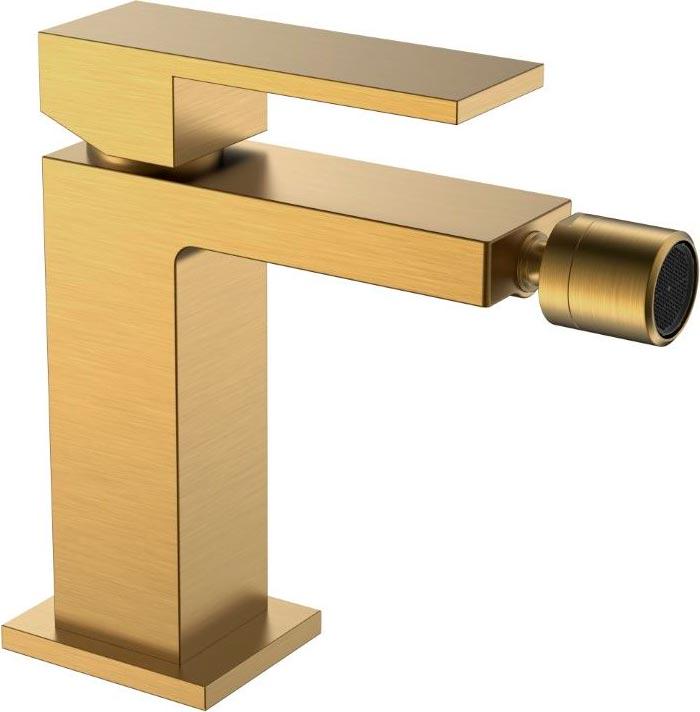 Смеситель для биде Qubic Bronze, цв.бронза, ZZ