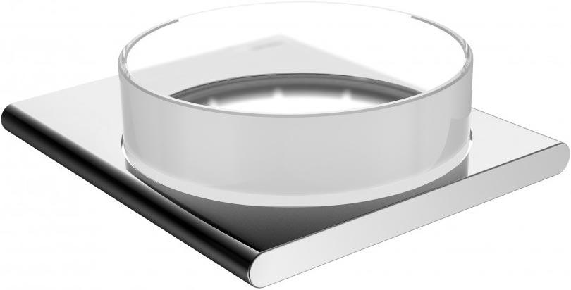 Полочка-чаша для мелочей, настенная (хрусталь матовый, держатель цв.хром), Edition 400 ZZ