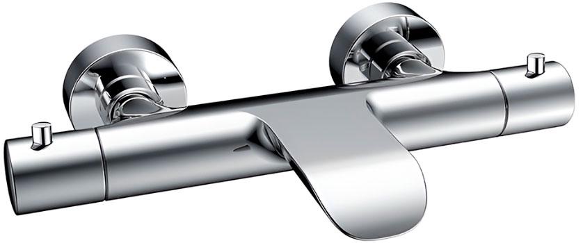 Смеситель для ванны/душа, термостат, без душевого гарнитура, цв.хром