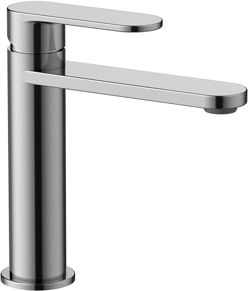 Смеситель для раковины, без донного клапана, цв.хром