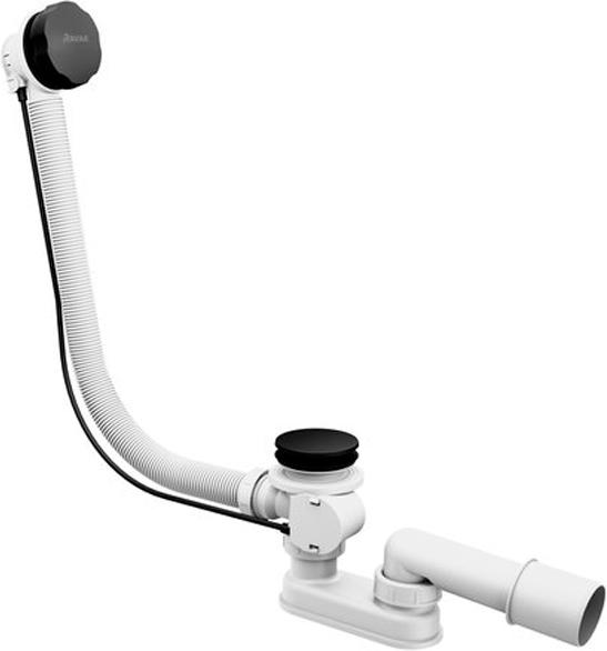 Сифон для ванн FORMY, CITY, Click-Clack 80, графит ZZ