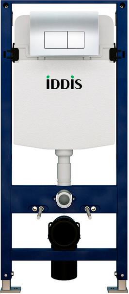 Инсталляция для унитаза, кнопкой смыва, хром ZZ