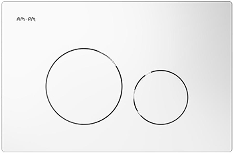 Клавиша для инсталляции PRO арт.I012704  пневматическая, пластик, цв. белый