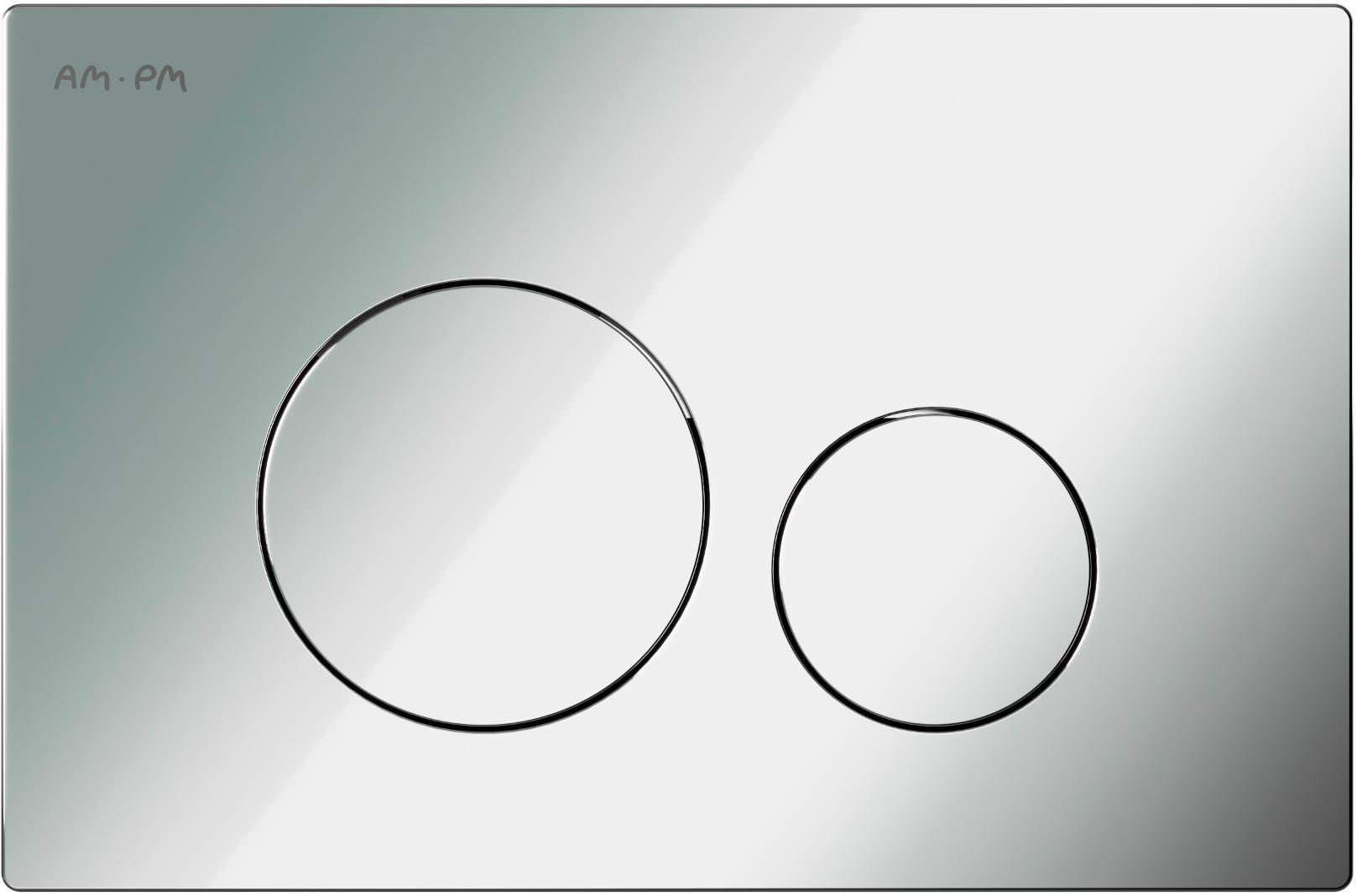 Клавиша для инсталляции PRO арт.I049051 Pro L,  пневматическая, пластик, глянцевый хром