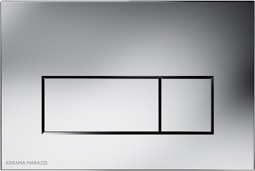 Кнопка смыва для системы инсталляции, цвет глянцевый хром