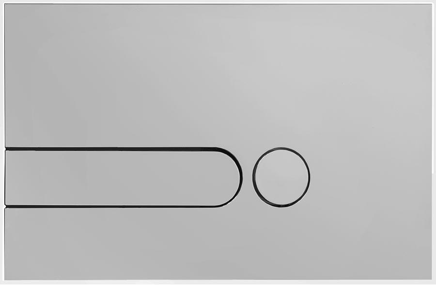 Клавиша двойного смыва для инсталляции, цвет хром ZZ