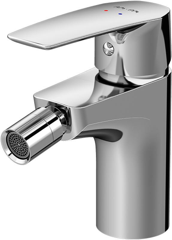 Смеситель для биде GEM,  с донным клапаном, хром ZZ