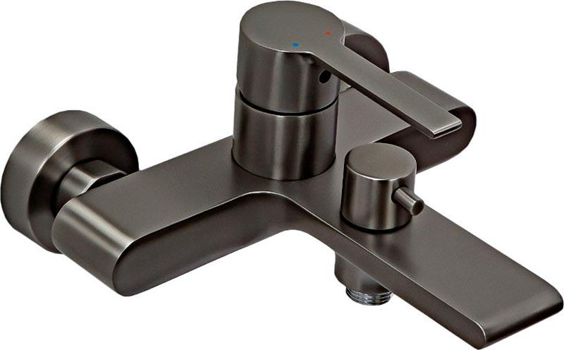 Смеситель для ванны/душа, однорычажный, без душевого гарнитура, цв. оружейная сталь